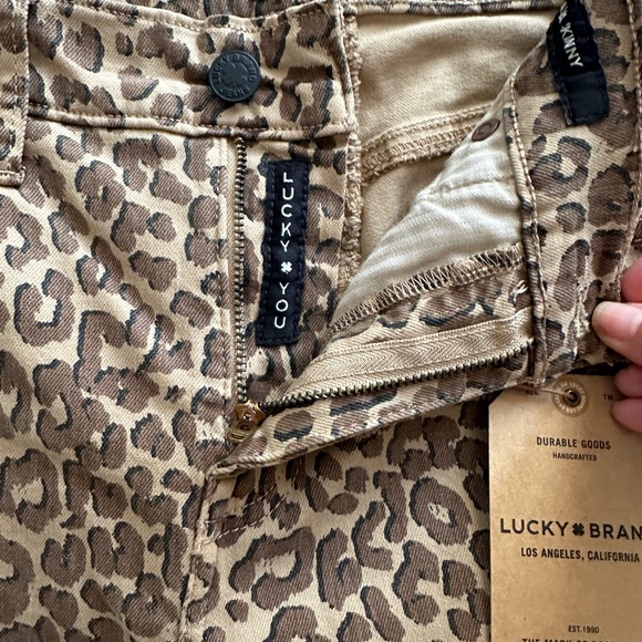 Lucky Ava Skinny Jeans Leopard - Picture 2 of 5
